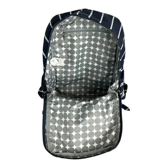 JuJuBe‎ Diaper Backpack Coastal Collection MiniBe Annapolis Navy Blue Striped - Picture 6 of 13